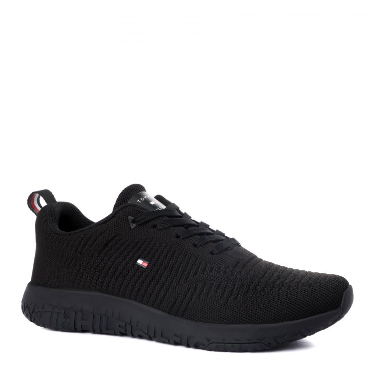 

Кроссовки мужские Tommy Hilfiger FM0FM02838 черные 43 EU, Черный, FM0FM02838