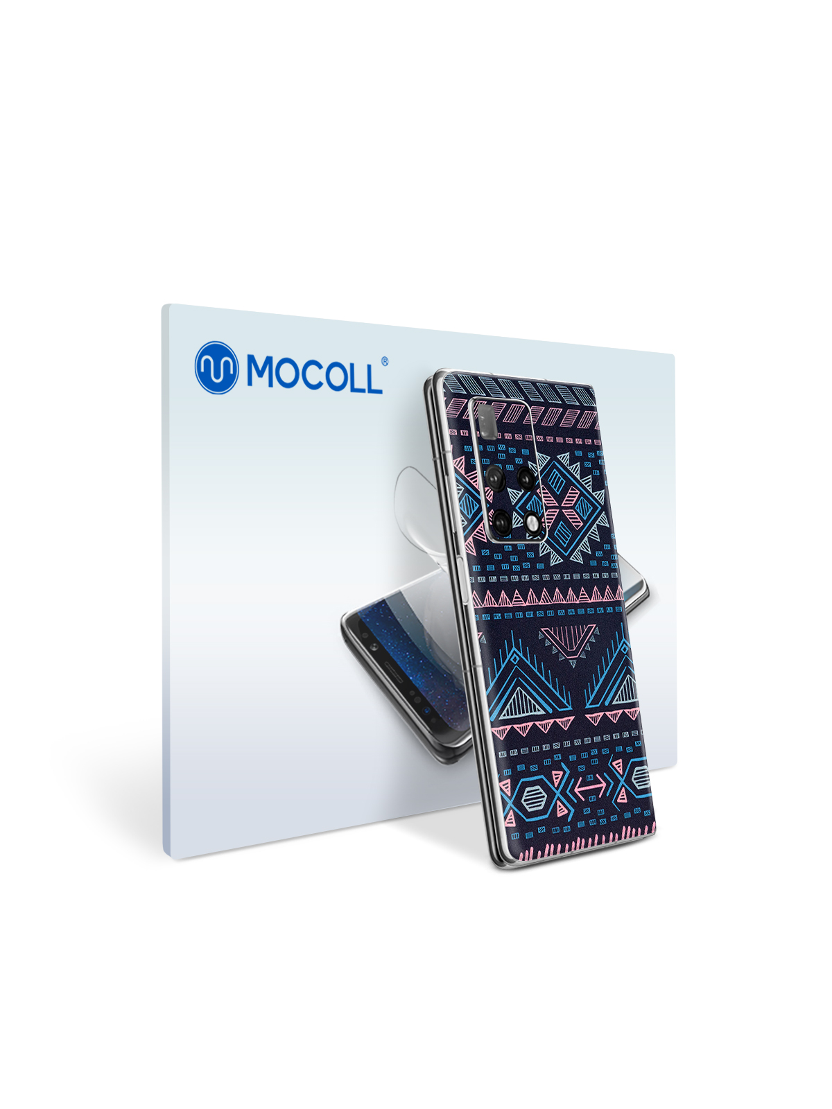 

Пленка защитная MOCOLL для задней панели Huawei Mate X2 Богемный узор Аргайл, Mate X2