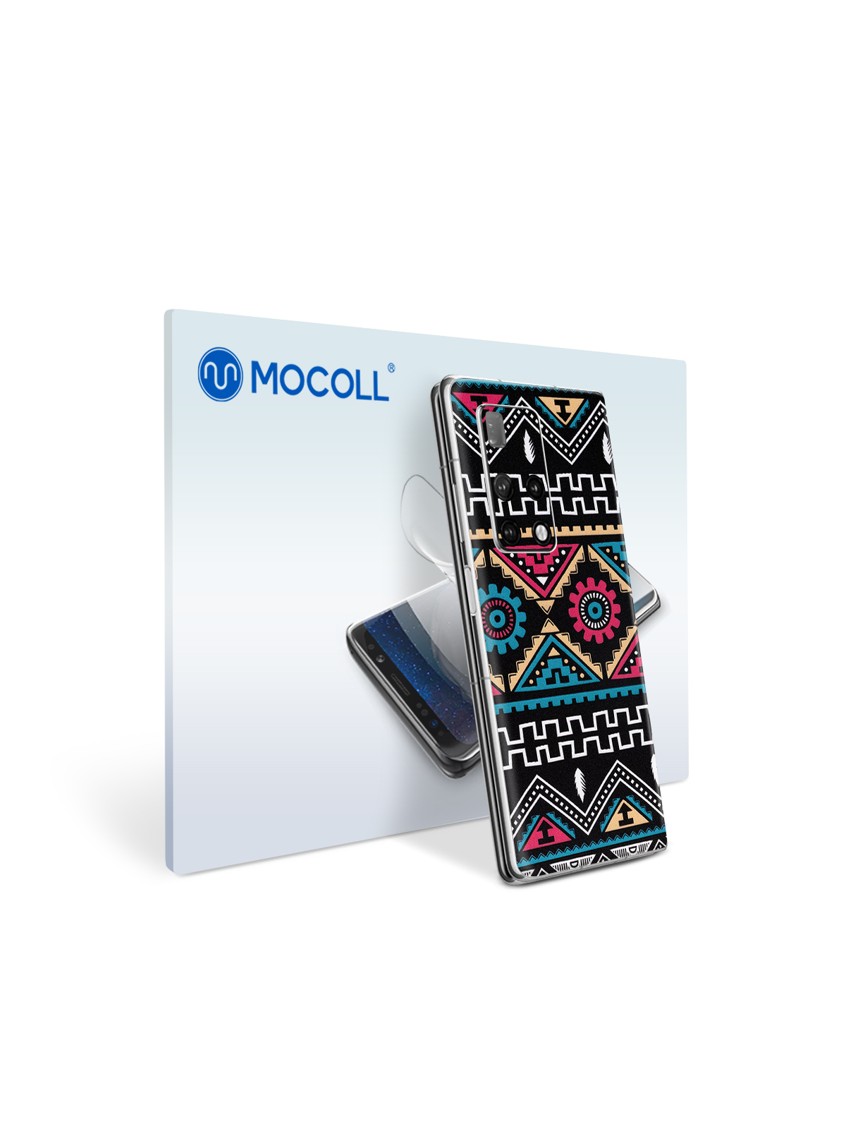 

Пленка защитная MOCOLL для задней панели Huawei Mate X2 Богемный узор Икат, Mate X2