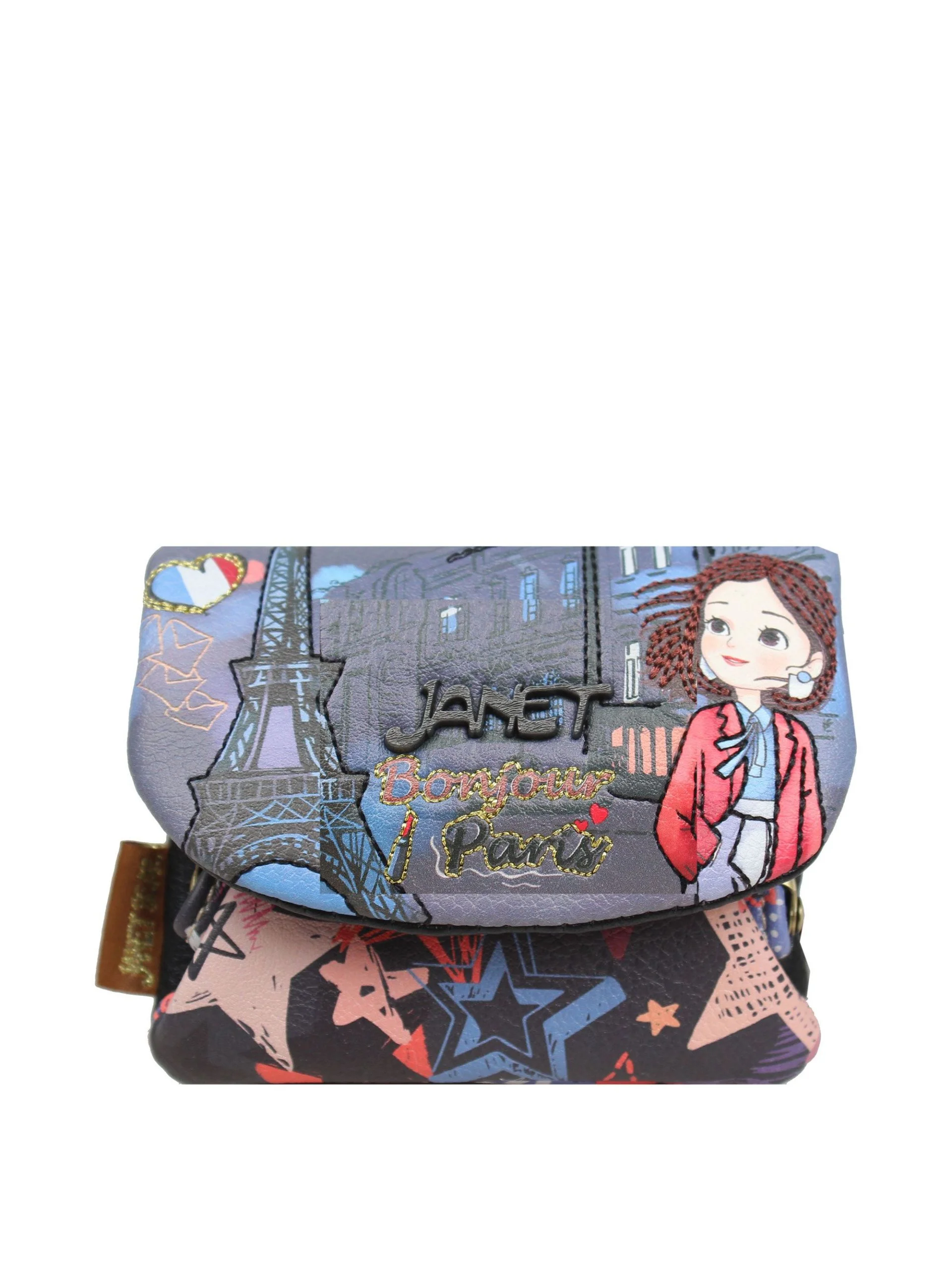 

Кошелек женский JANET 41011jn PARIS, разноцветный, 41011jn PARIS