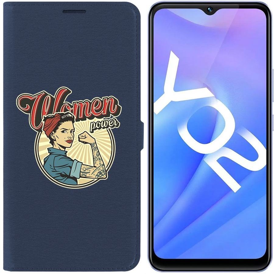 

Чехол-книжка Eco Book для Vivo Y02 Women Power