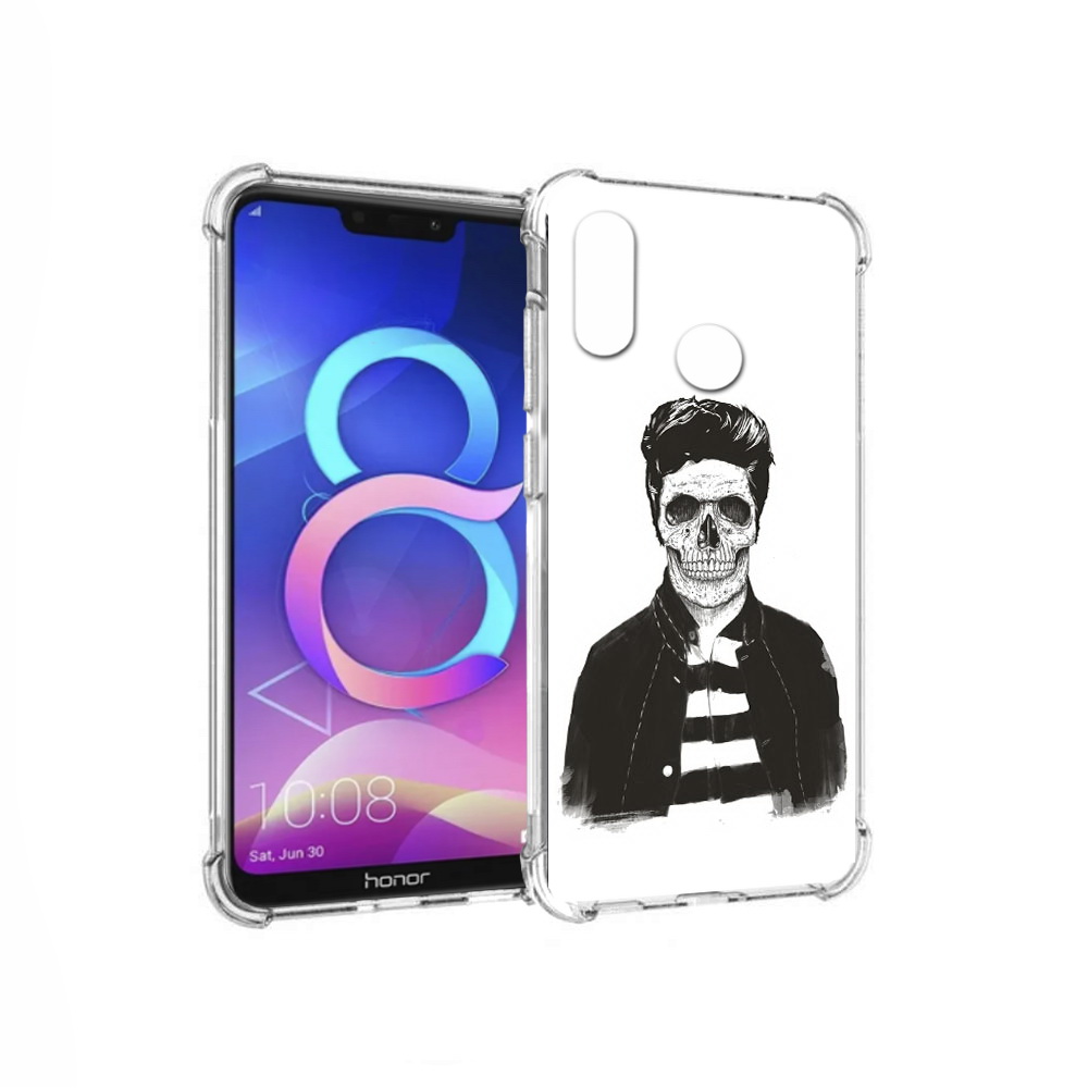 

Чехол MyPads Tocco для Honor 8C скелет (PT121522.29.604), Прозрачный, Tocco