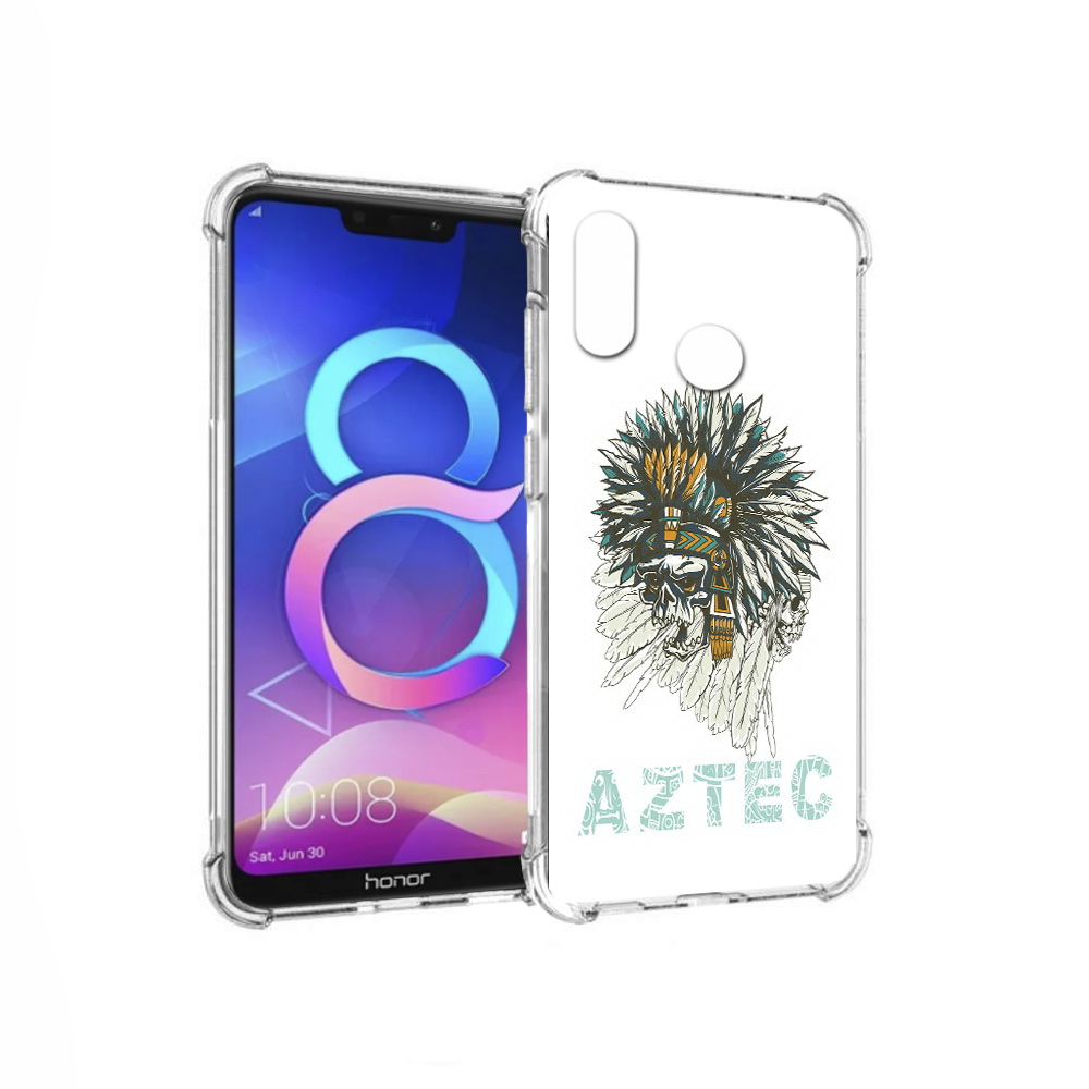 

Чехол MyPads Tocco для Honor 8C скелет индеец (PT121522.29.602), Прозрачный, Tocco