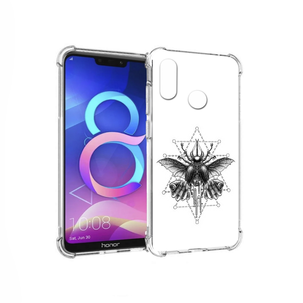 

Чехол MyPads Tocco для Honor 8C скарабей (PT121522.29.601), Прозрачный, Tocco