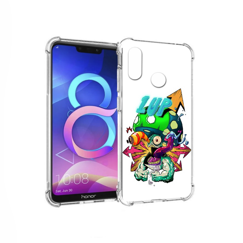 

Чехол MyPads Tocco для Honor 8C сильный гриб абстракция (PT121522.29.599), Прозрачный, Tocco