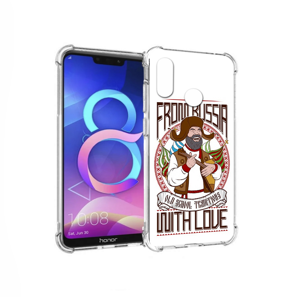 

Чехол MyPads Tocco для Honor 8C русский мужчина (PT121522.29.590), Прозрачный, Tocco
