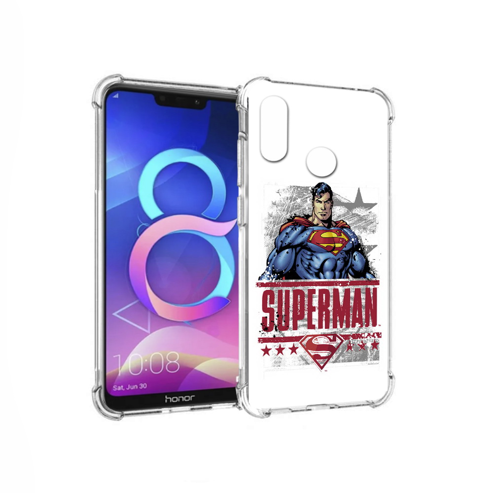 

Чехол MyPads Tocco для Honor 8C рисунок супермен (PT121522.29.583), Прозрачный, Tocco