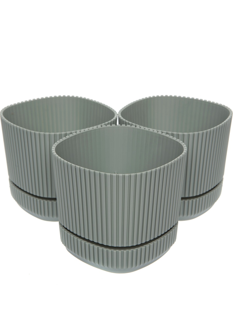

Горшок для цветов Navako Milo 0.6L Water Green, 3 штуки., Зеленый, Milo 0.6L Water Green (3 штуки)