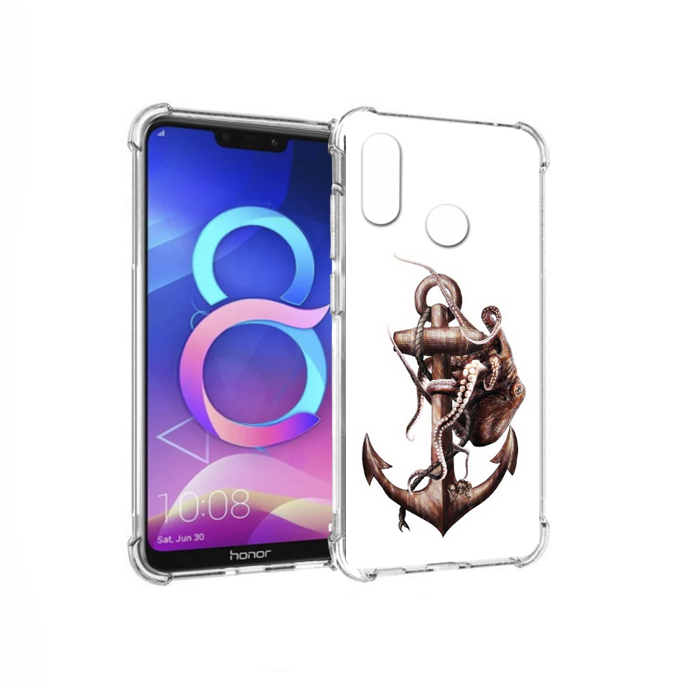 

Чехол MyPads Tocco для Honor 8C ржавый якорь (PT121522.29.579), Прозрачный, Tocco