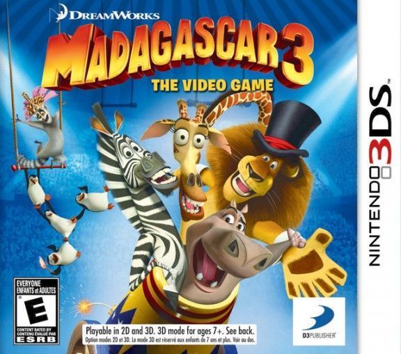 

Игра Madagascar 3 (Nintendo 3DS, полностью на иностранном языке)
