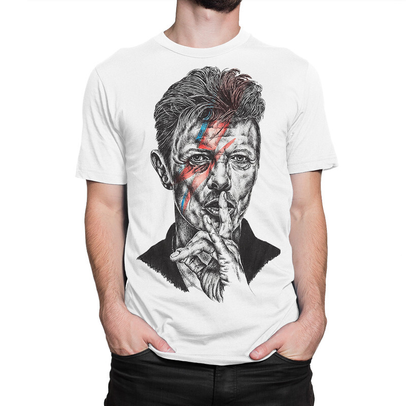 

Футболка мужская Dream Shirts Дэвид Боуи 927585222 белая XS, Дэвид Боуи 927585222