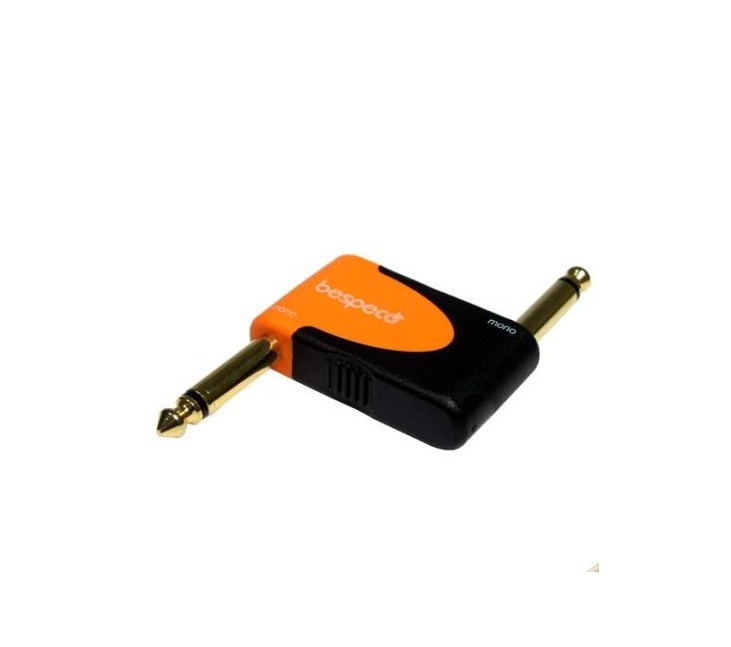 

Bespeco SLAD160 Переходник 6,3 mm. mono jack M 90° / 6,3 mm. mono jack M 90°, Черно-оранжевый, Bespeco SLAD160 Пере