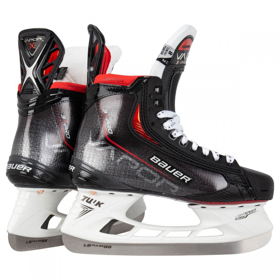 фото Хоккейные коньки bauer vapor 3x pro s21 sr взрослые(9,0 / fit2/9,0)