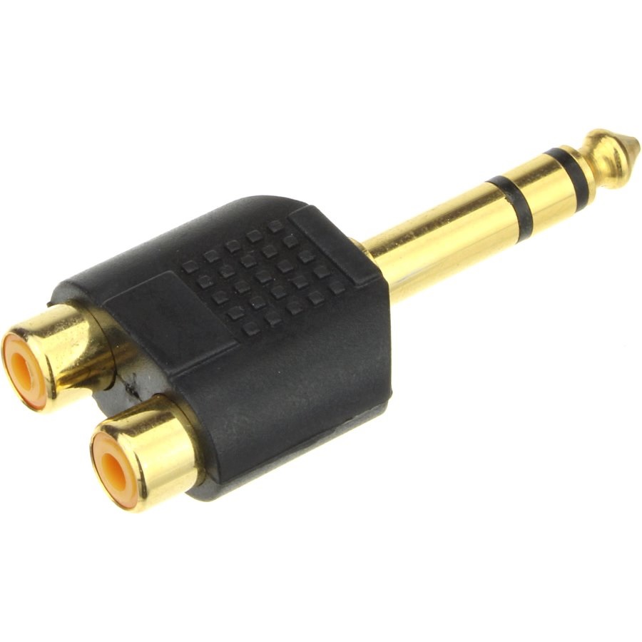 Переходник PREMIER-AV 2RCA - Jack 63 Black 296₽