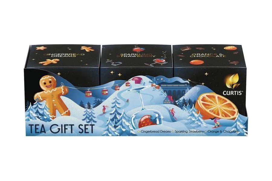 Чай черный Curtis Tea Gift Set в пирамидках ассорти 636 г 256₽