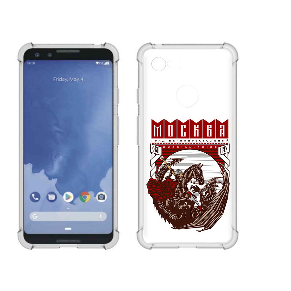 

Чехол MyPads Tocco для Google Pixel 3 Москва Россия, Прозрачный, Tocco