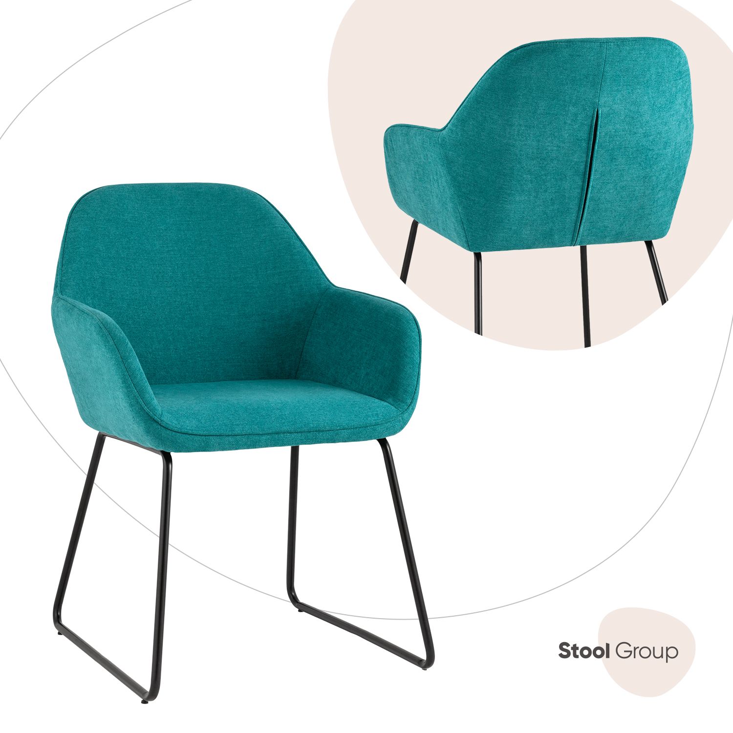 

Стул Stool Group Чак, зеленый, Чак