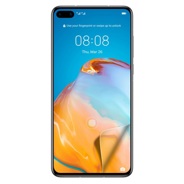 

Стекло защитное гибридное Krutoff для Huawei P40