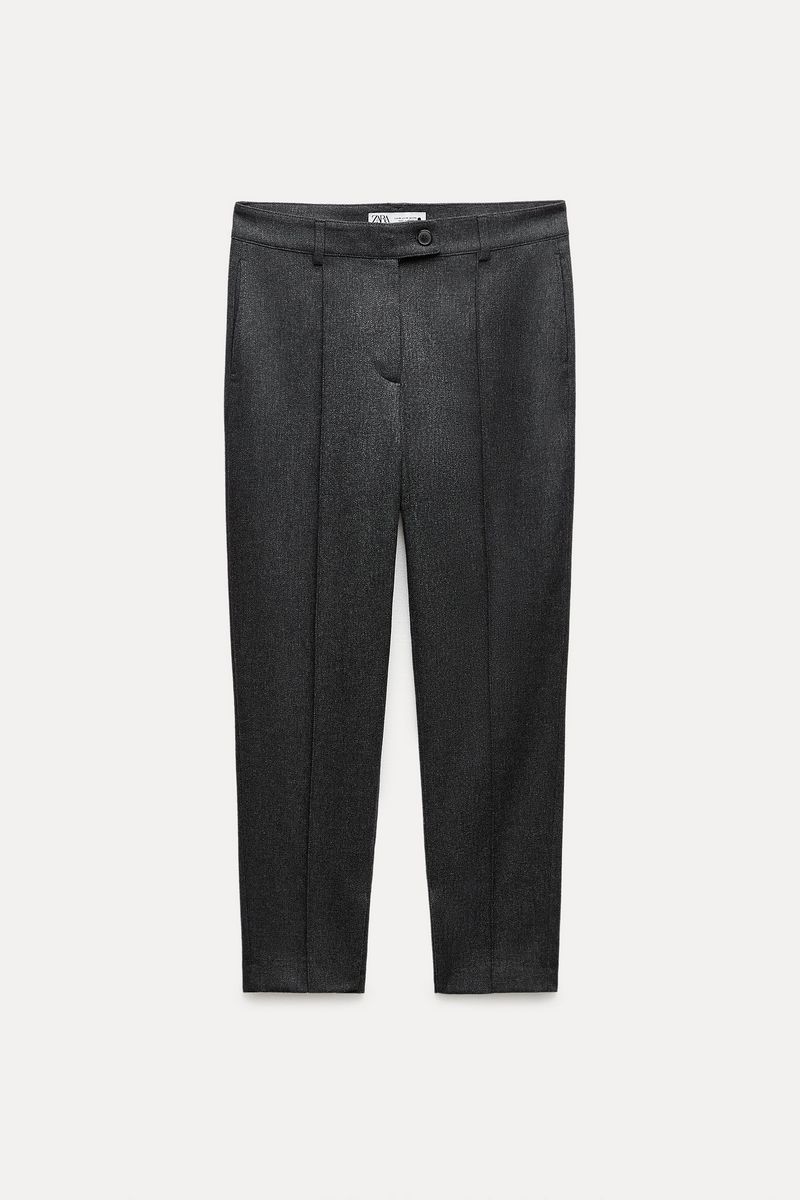

Брюки женские ZARA 08956844 серые M, Серый, 08956844