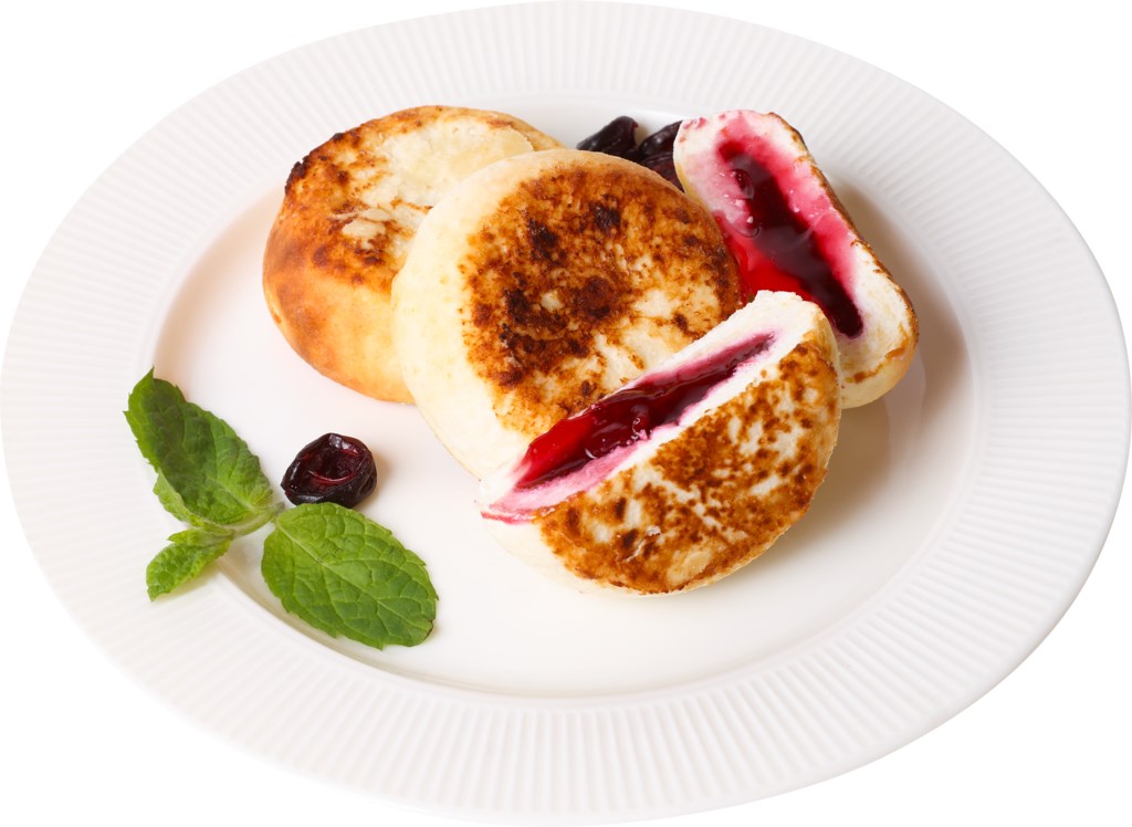 

Сырники Лента с вишневой начинкой замороженные +-200 г