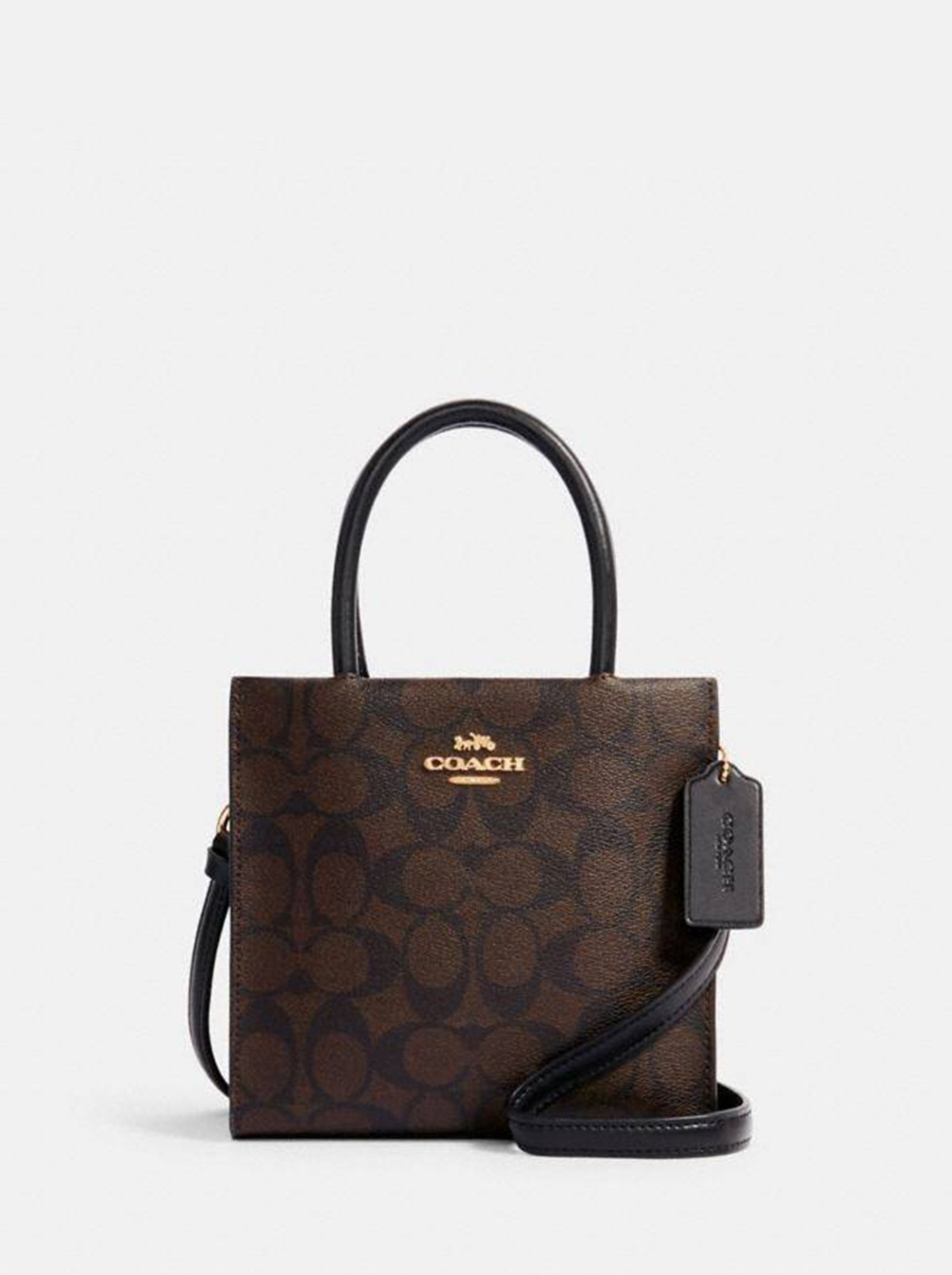 

Сумка женская Coach Mini Cally_CH0092 коричневая, Черный, Mini Cally_CH0092