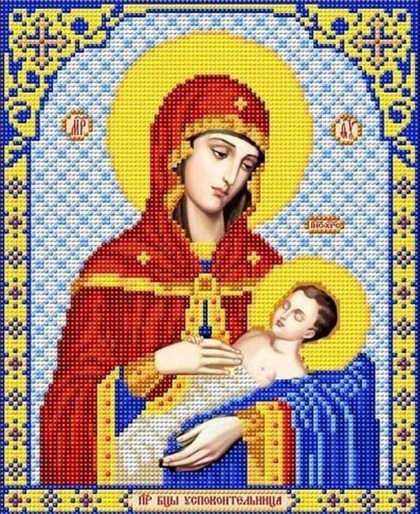 

Рисунок на ткани Успокоительница