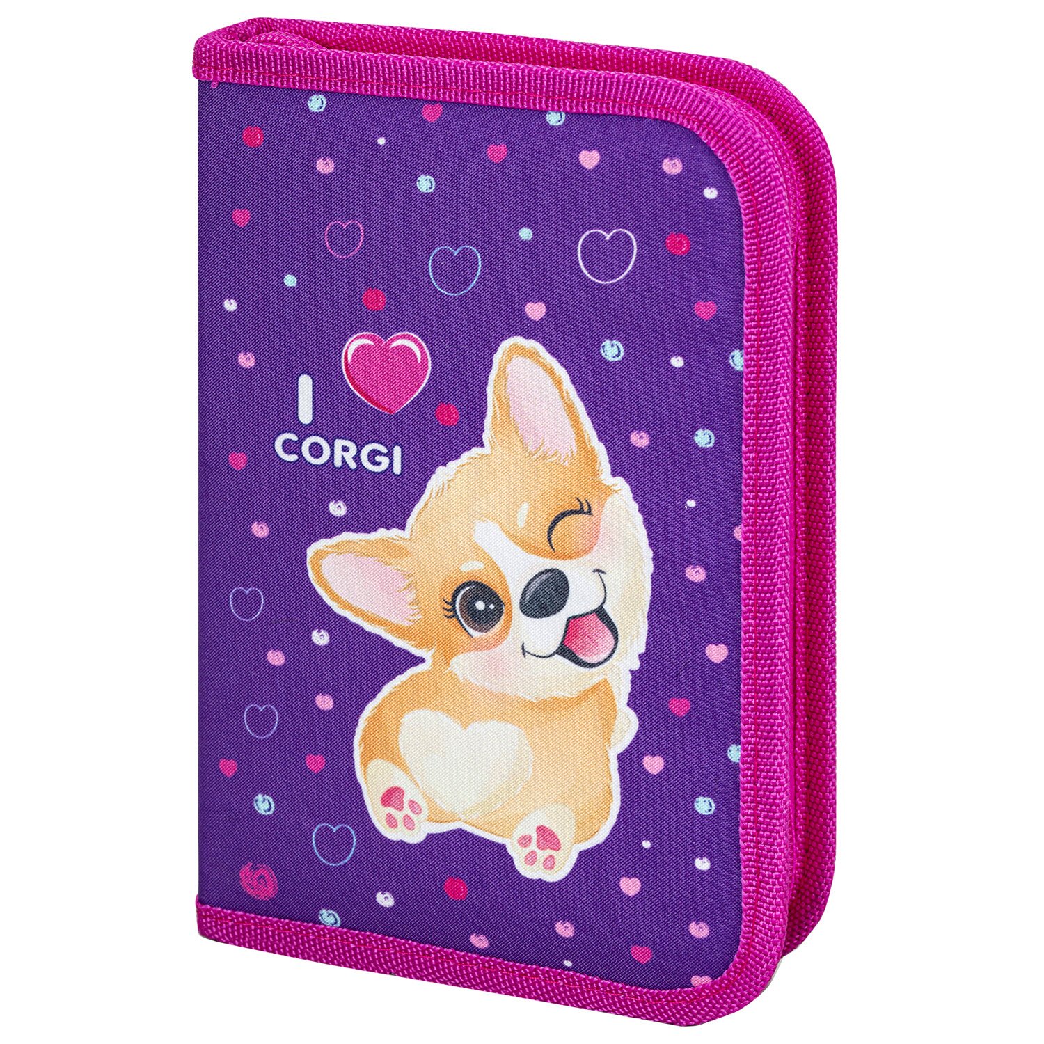

Пенал Brauberg "I love corgi" 271530, 271530, 2 шт., 271530
