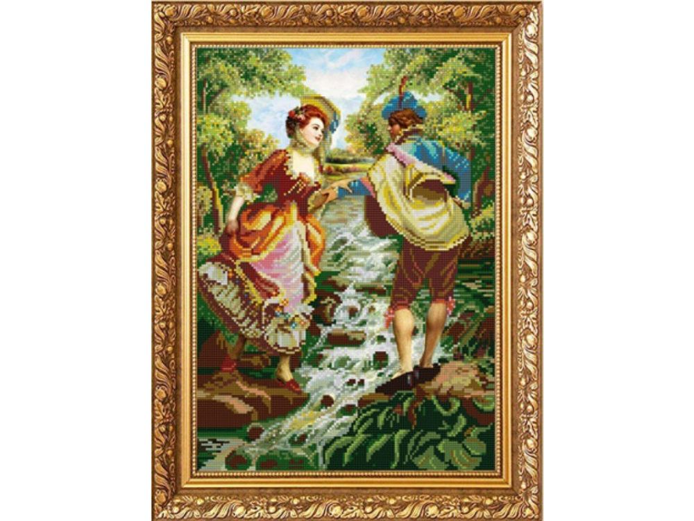 

Рисунок на ткани У ручья