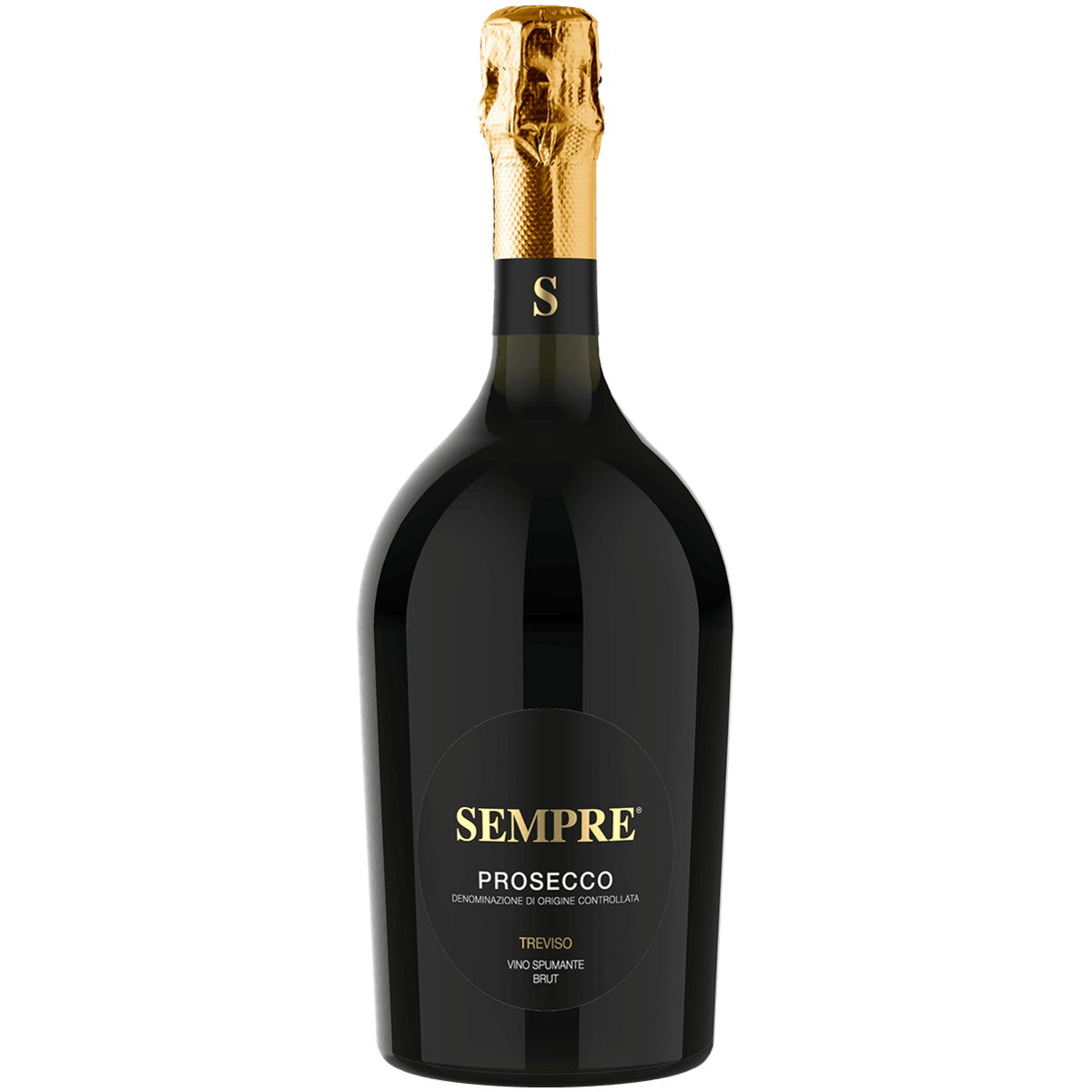 

Вино игристое Sempre Prosecco Treviso Brut белое брют 0,75 л