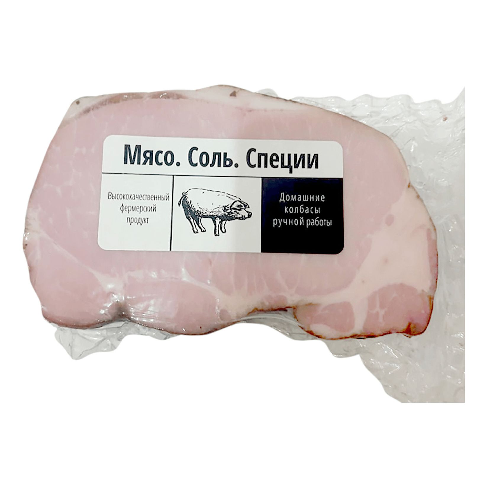 

Карбонад варено-копченый Мясо.Соль.Специи мини +-400 г