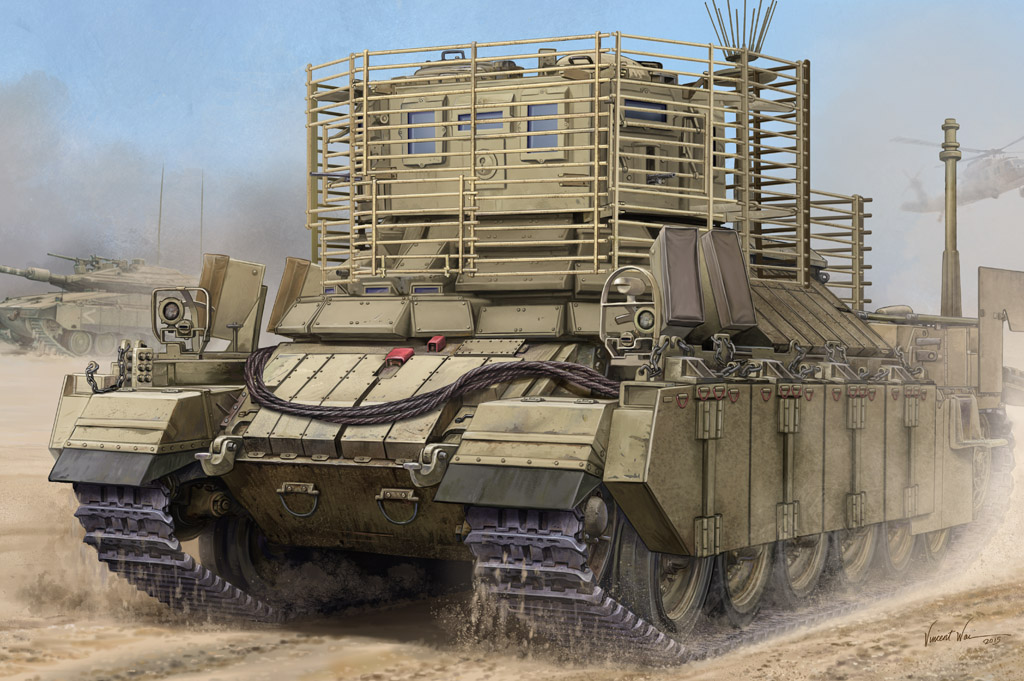 

Сборная модель HobbyBoss 1/35 IDF APC Nagmachon (Doghouse II) 83870