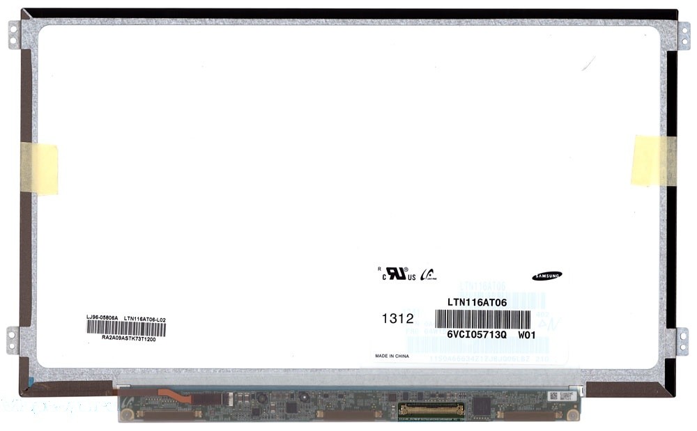 

Матрица ОЕМ для ноутбука LTN116AT06 W01, совместимая с p/n: LTN116AT06 W01