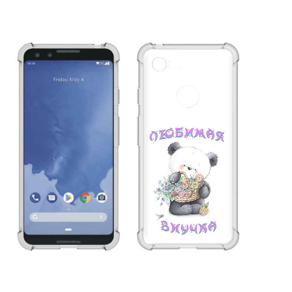 

Чехол MyPads Tocco для Google Pixel 3 Любимая внучка, Прозрачный, Tocco