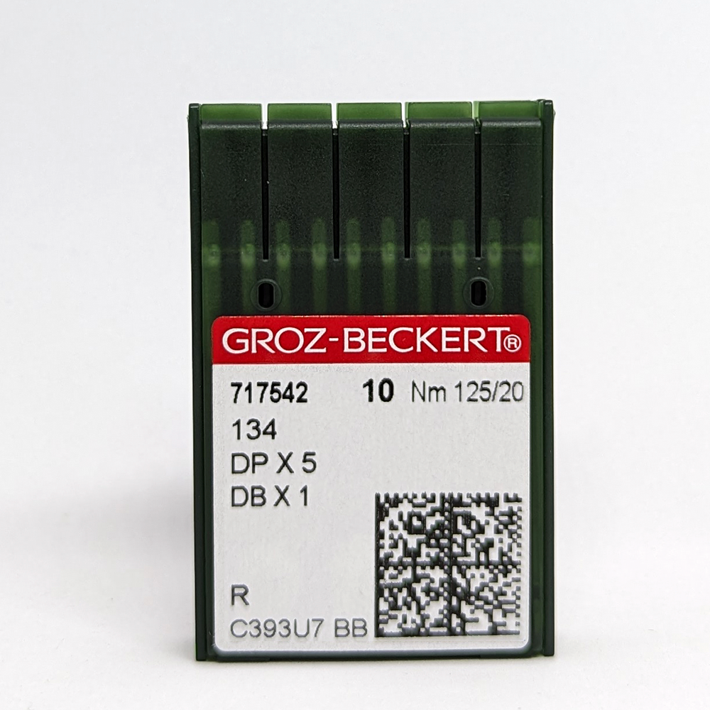 Иглы промышленные Groz-Beckert DPx5 №125 2 кассеты (20 игл)