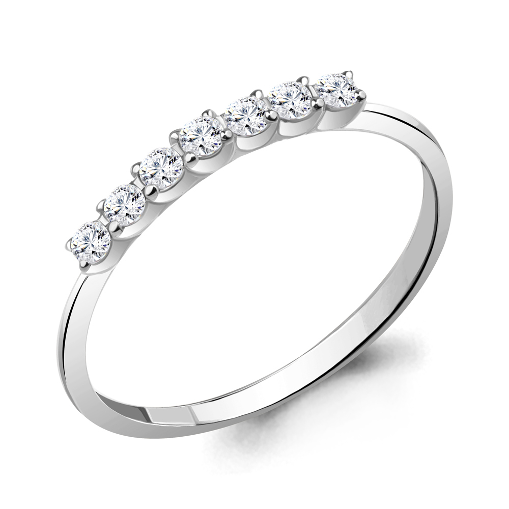 

Кольцо из белого золота с бриллиантом р., Aquamarine 964034, 964034_585_бз