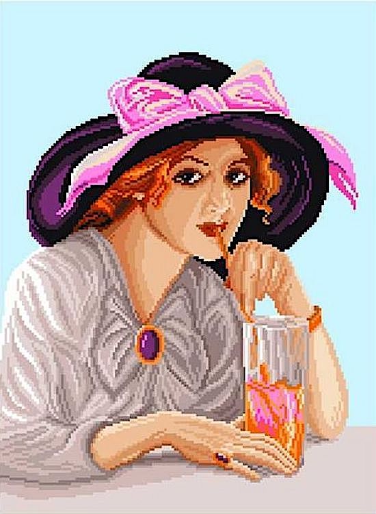 

Рисунок на ткани Таинственность