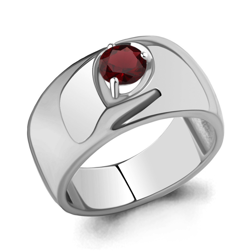 

Кольцо из серебра с гранатом р., Aquamarine 6952103, 6952103_925_р