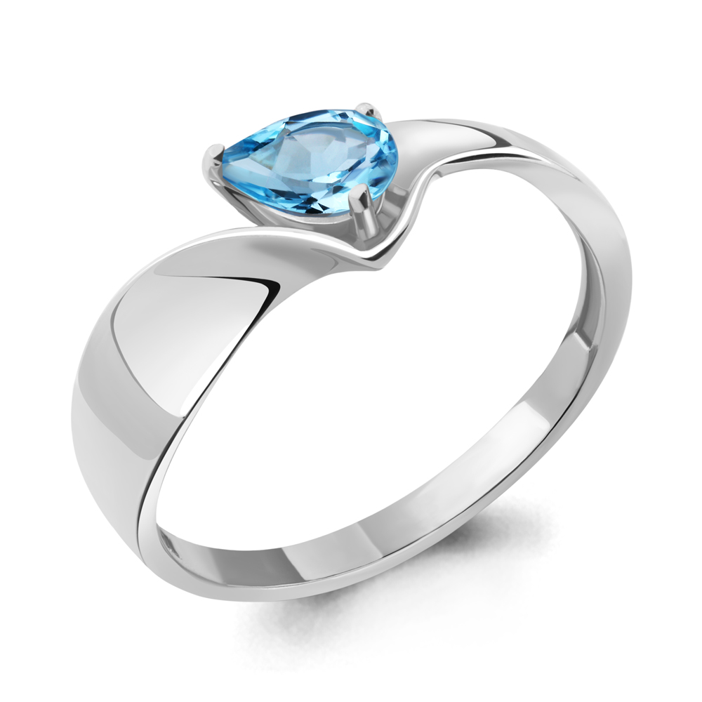 

Кольцо из серебра с топазом р. Aquamarine 6945905, 6945905_925_р
