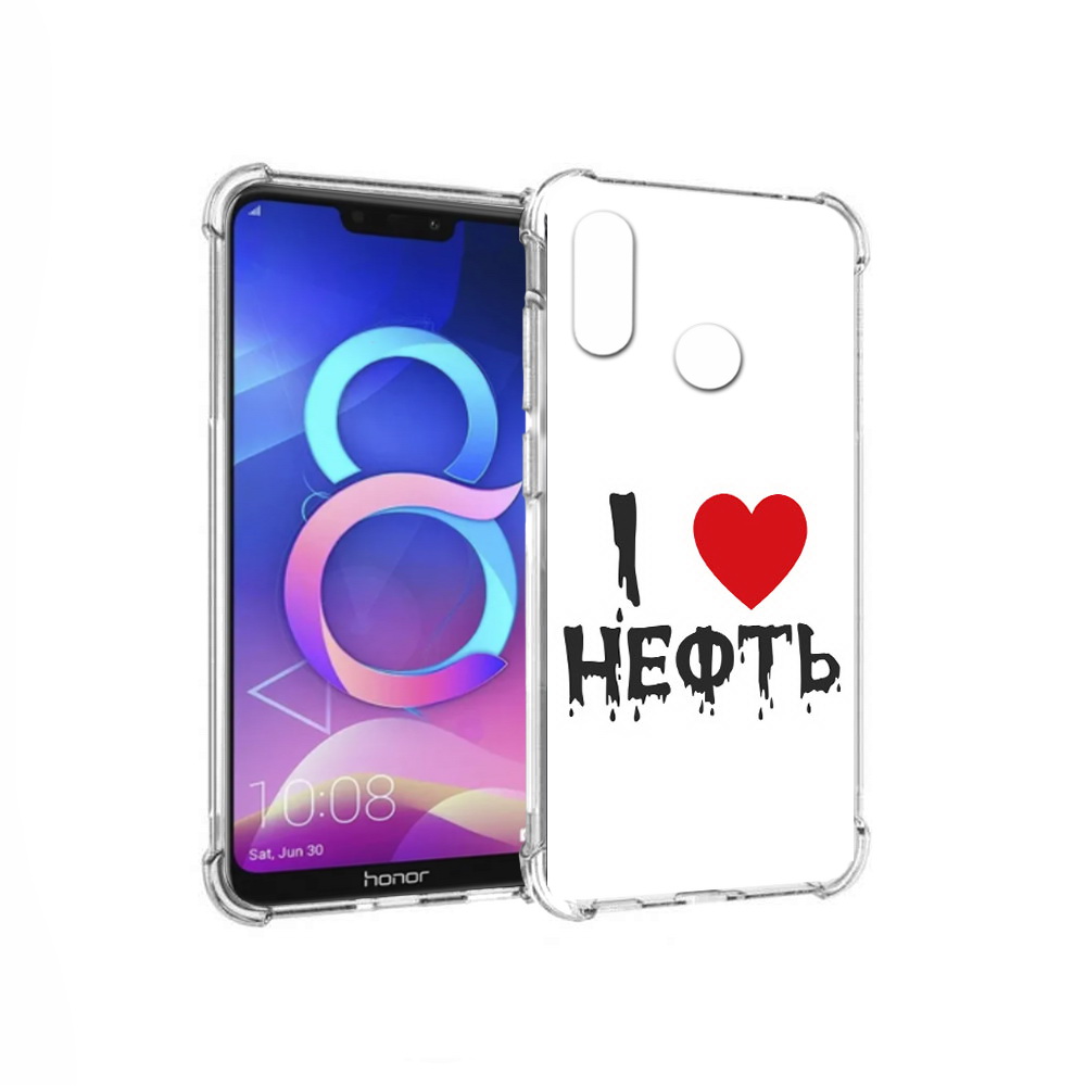 

Чехол MyPads Tocco для Honor 8C нефть (PT121522.29.522), Прозрачный, Tocco