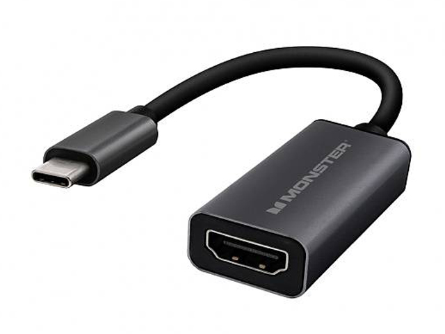 фото Кабель monster usb type-c-hdmi вилка-розетка м (mhv1-2004-can)