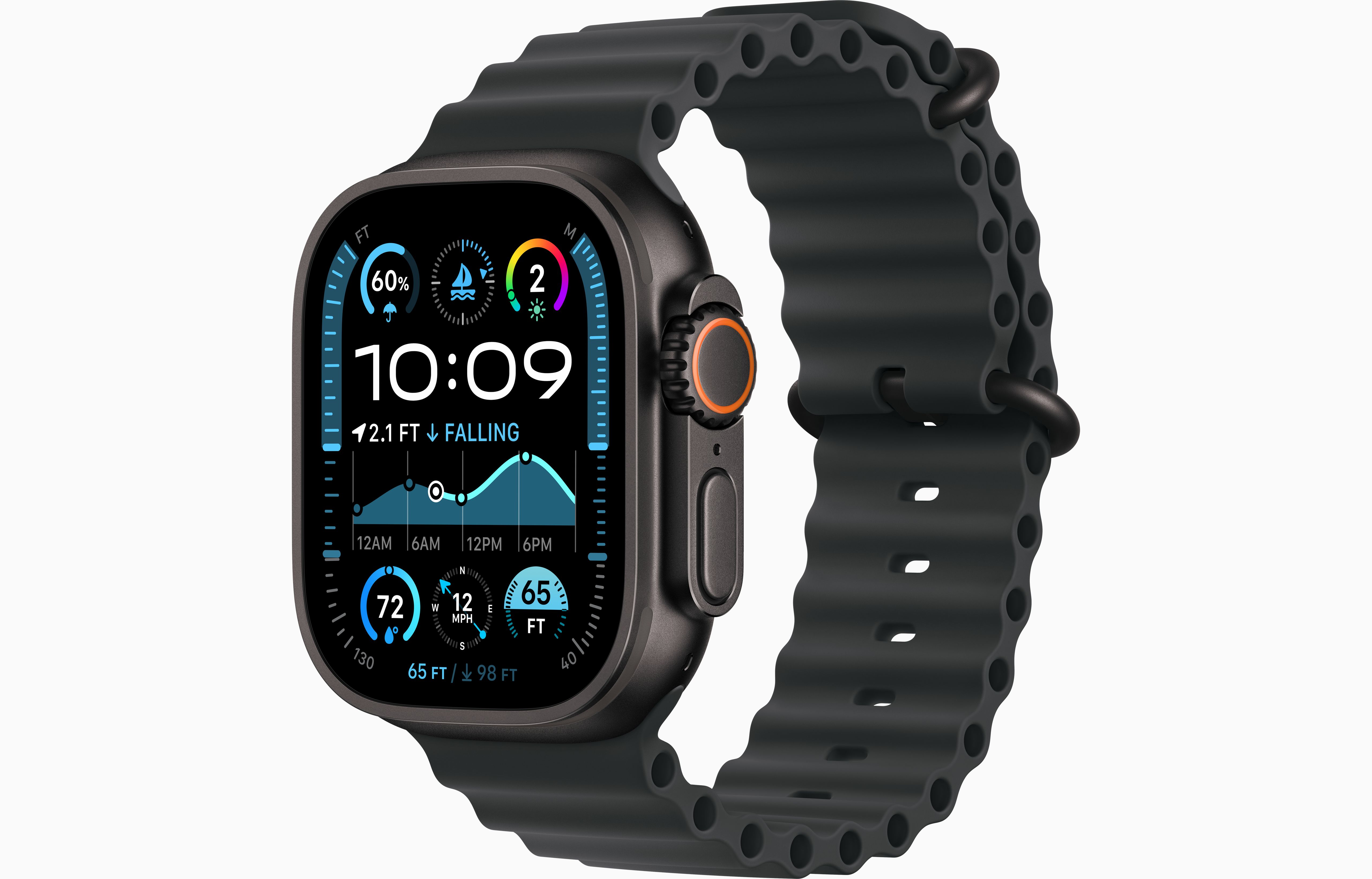 

Смарт-часы Apple Watch Ultra 2 Black with Ocean Band Black, Watch Ultra 2