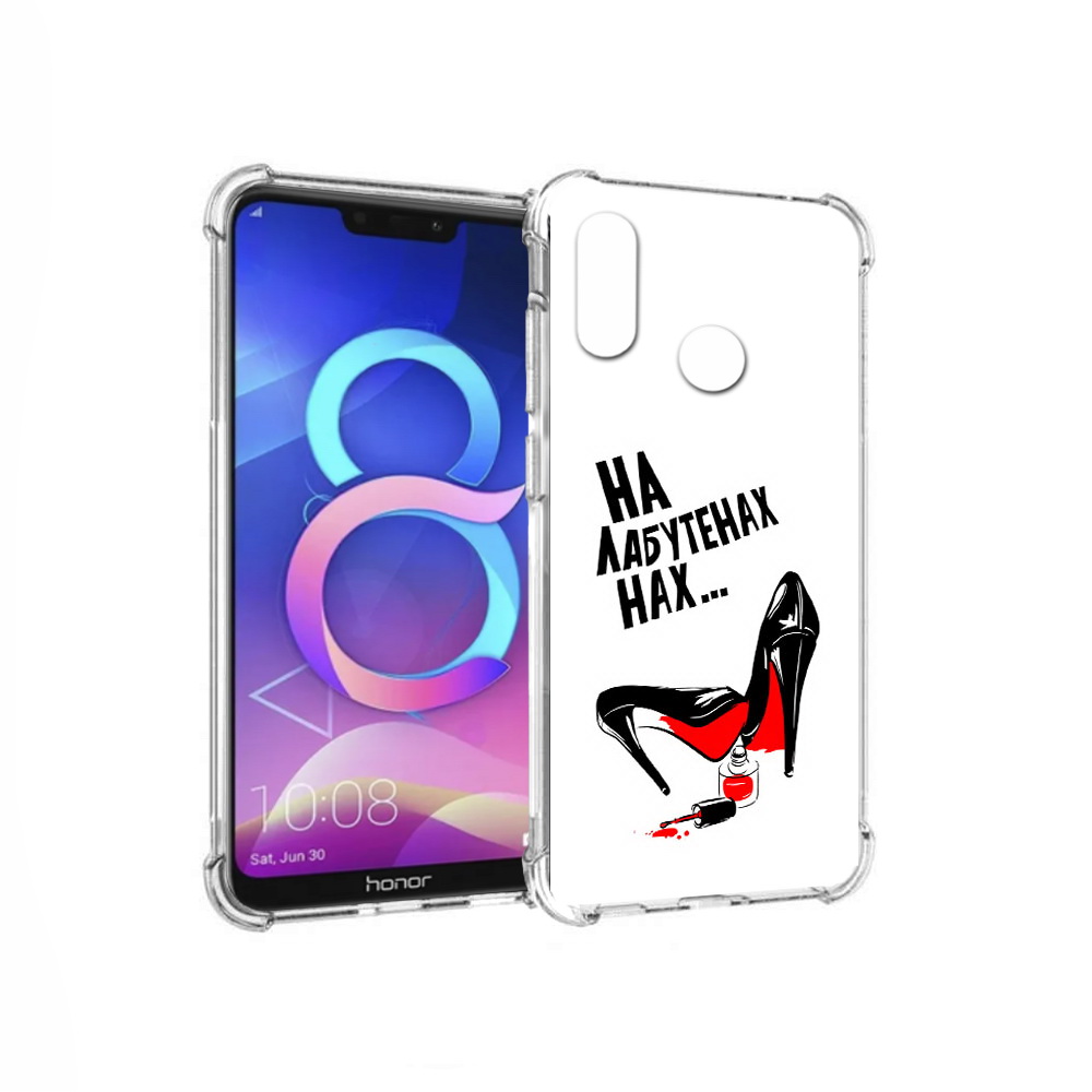 

Чехол MyPads Tocco для Honor 8C на лабутенах (PT121522.29.493), Прозрачный, Tocco