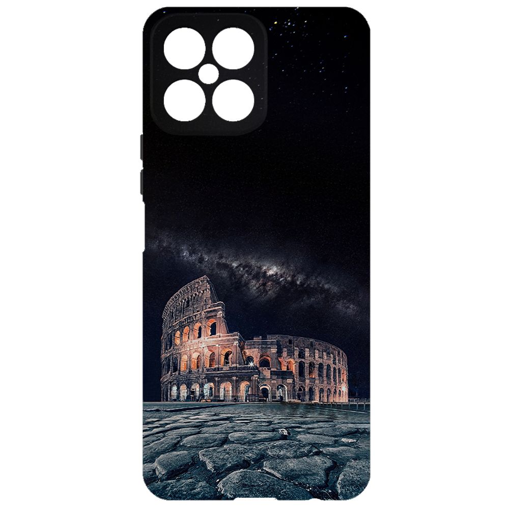 

Чехол-накладка Krutoff Soft Case Италия, Колизей для Honor X30i черный