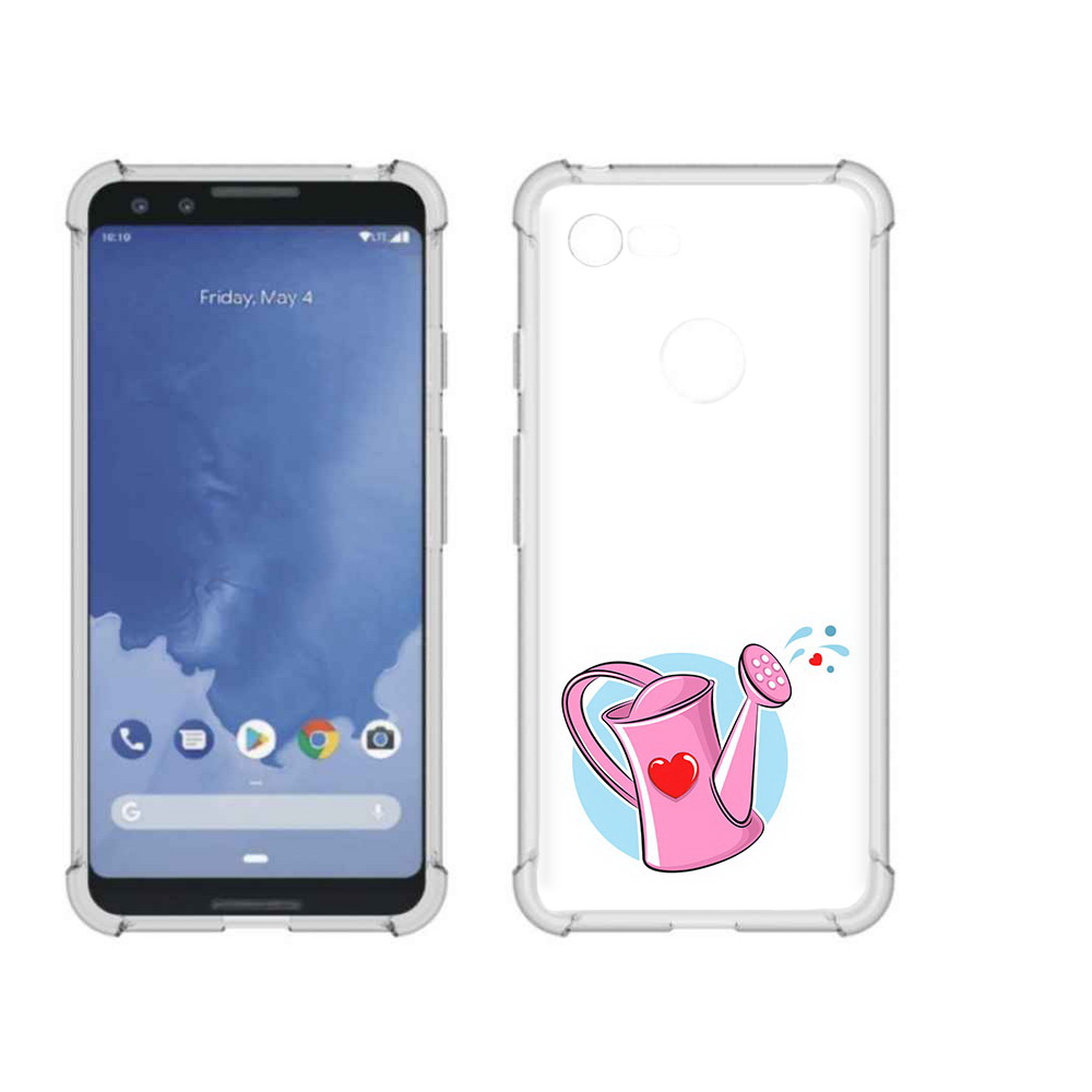 

Чехол MyPads Tocco для Google Pixel 3 Лейка любви 14 февраля, Прозрачный, Tocco