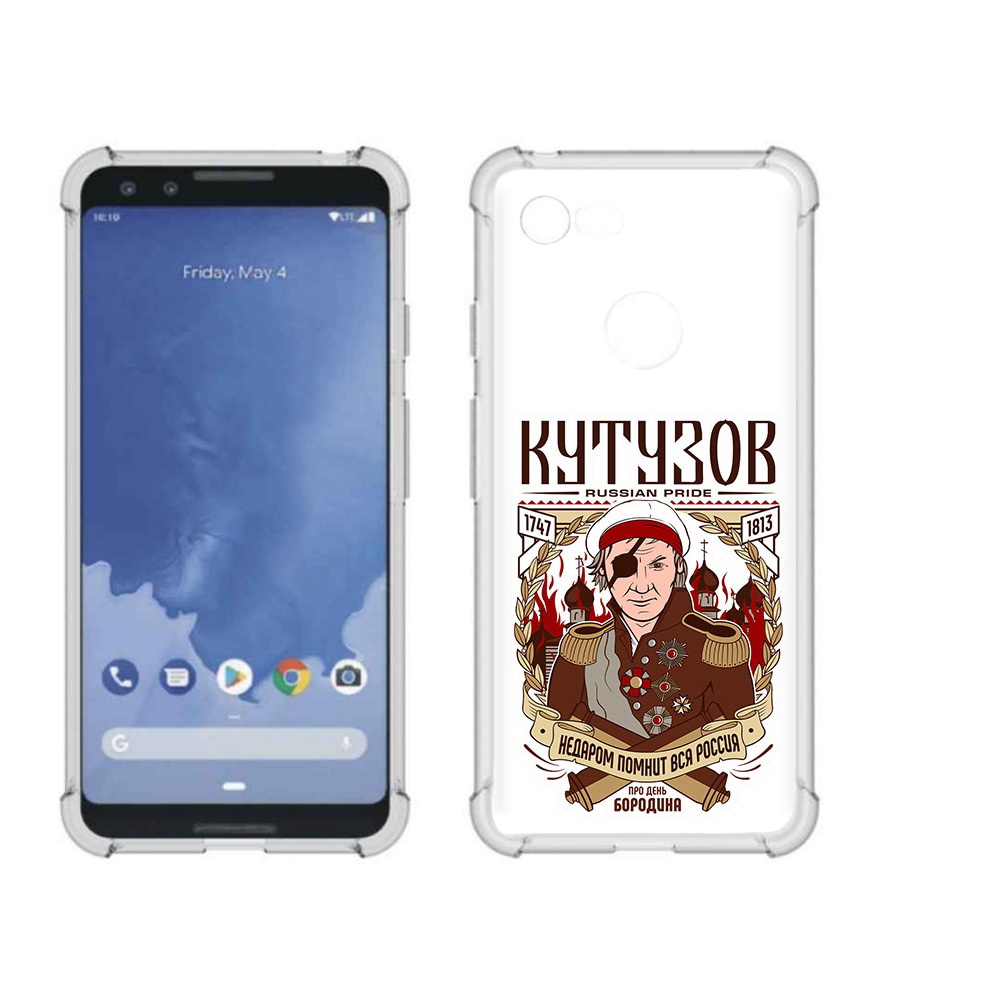 

Чехол MyPads Tocco для Google Pixel 3 Кутузов, Прозрачный, Tocco