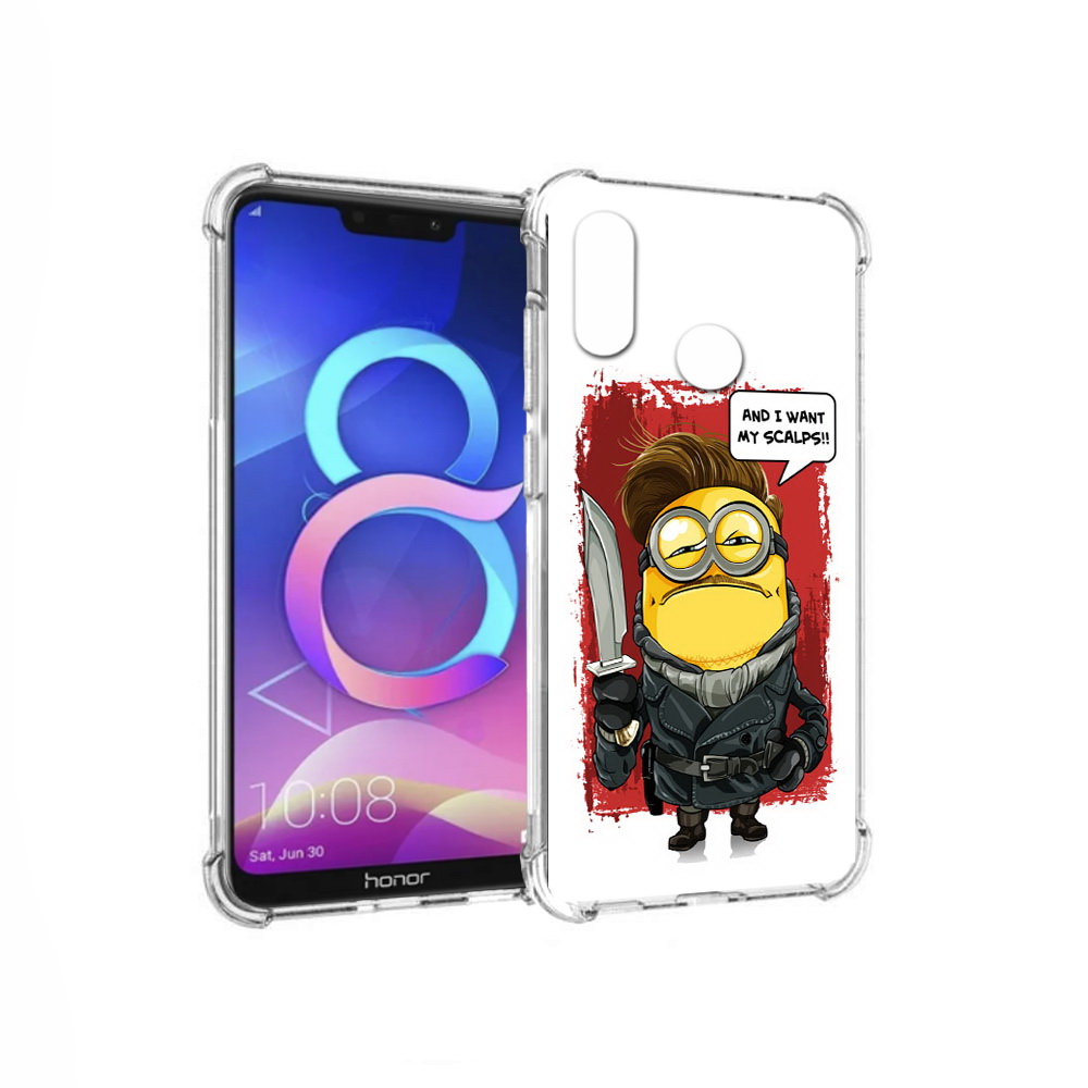 

Чехол MyPads Tocco для Honor 8C миньон убийца (PT121522.29.477), Прозрачный, Tocco