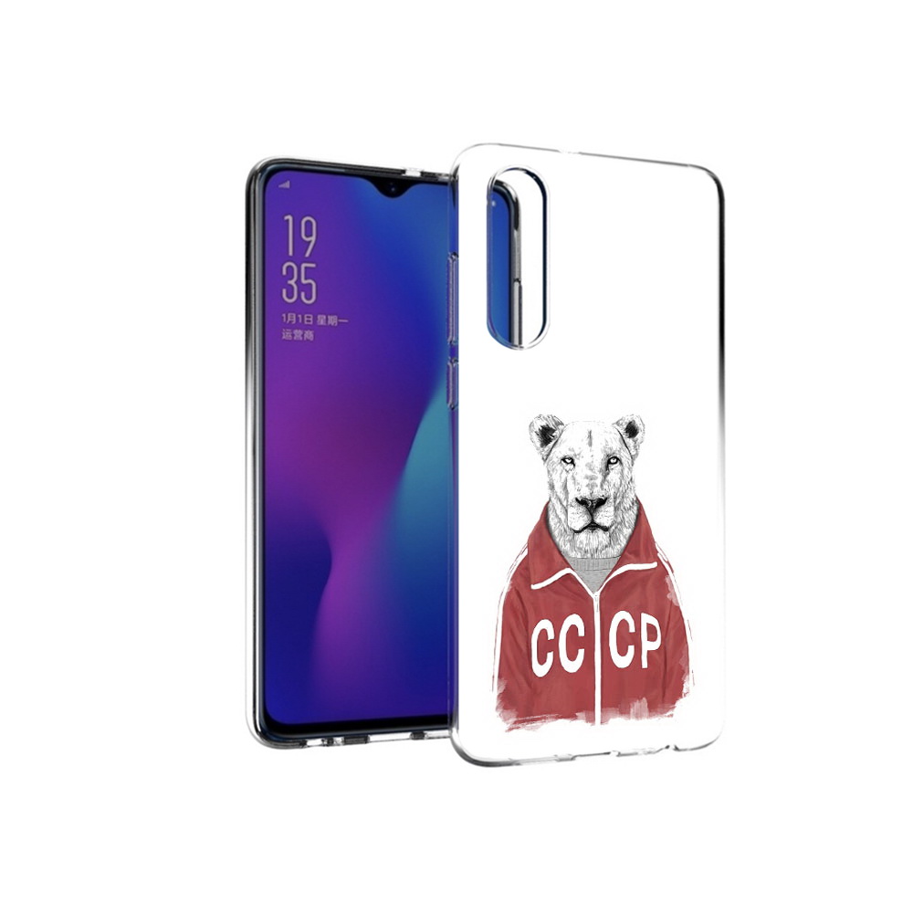 Чехол MyPads Tocco для Huawei P30 львица ссср