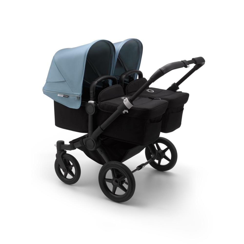 

Коляска 2 в 1 для двойни Bugaboo donkey3 twin black/black/vapor blue, Donkey3
