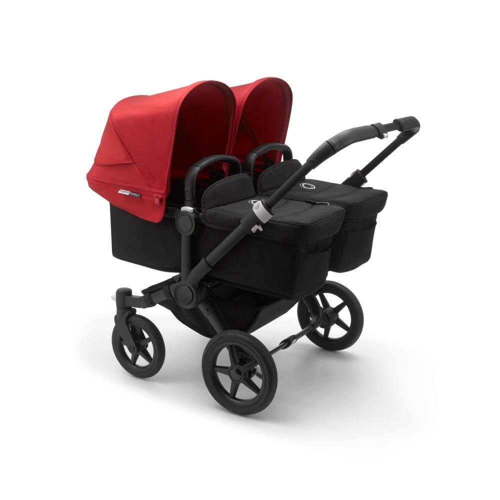 

Коляска 2 в 1 для двойни Bugaboo donkey3 twin black/black/red, Donkey3