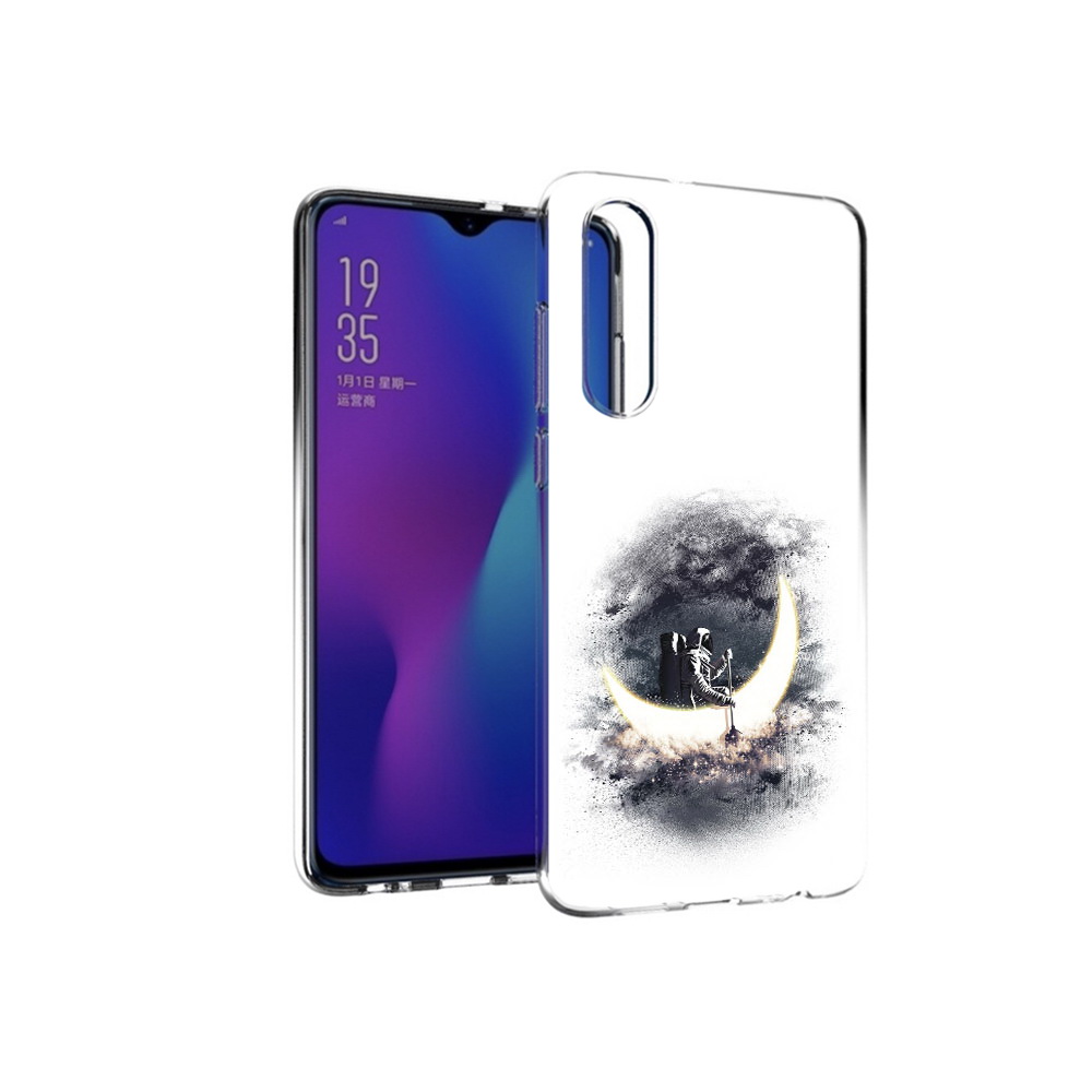 

Чехол MyPads Tocco для Huawei P30 лунный путешественник, Прозрачный, Tocco
